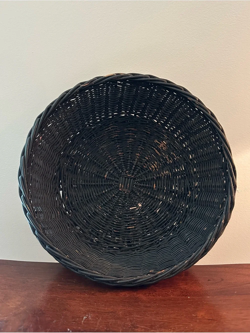 Vintage heavy basket